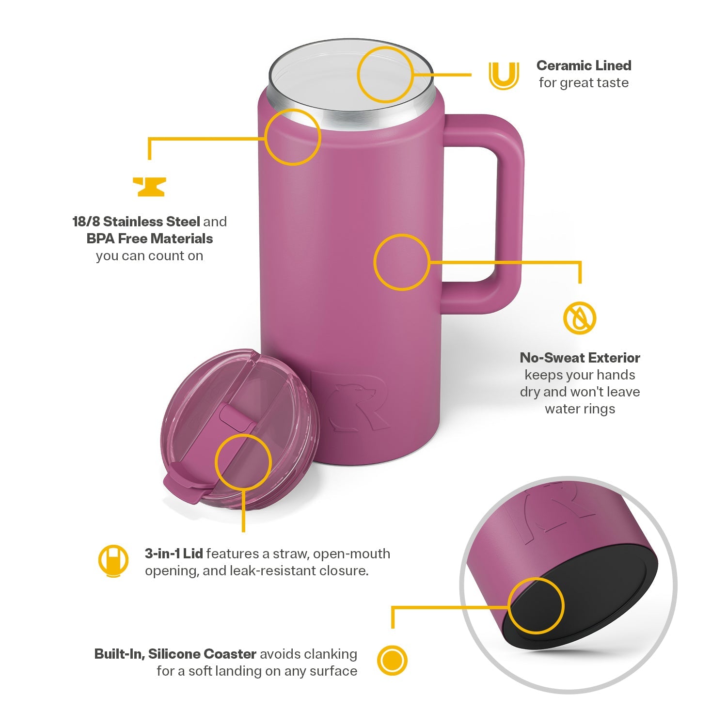 64oz Road Trip Tumbler #006TS