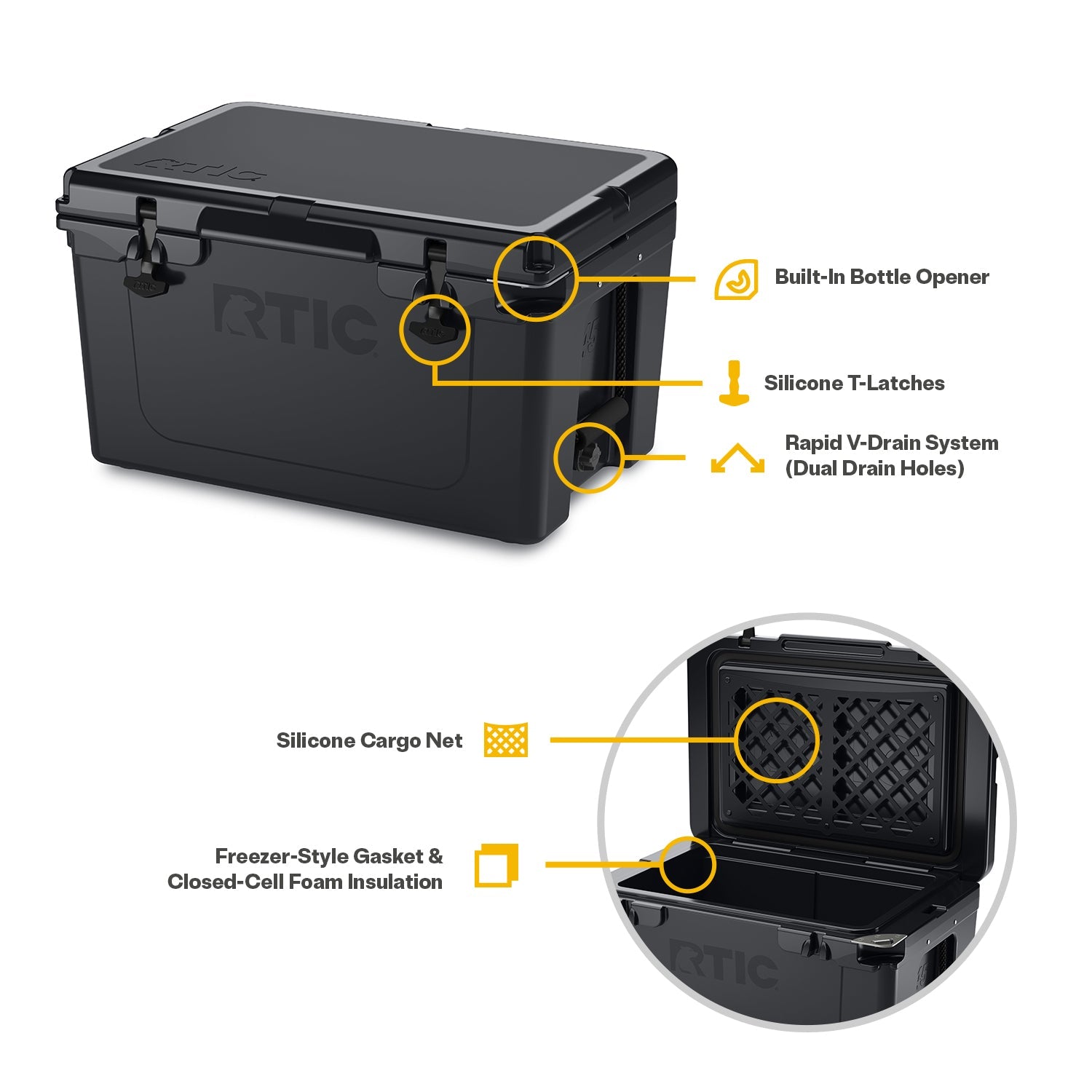 45 QT Ultra-Tough Cooler #008LD