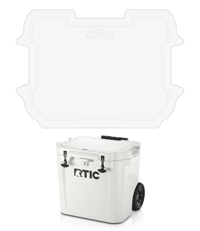 45 QT Ultra-Tough Wheeled Cooler #007L8