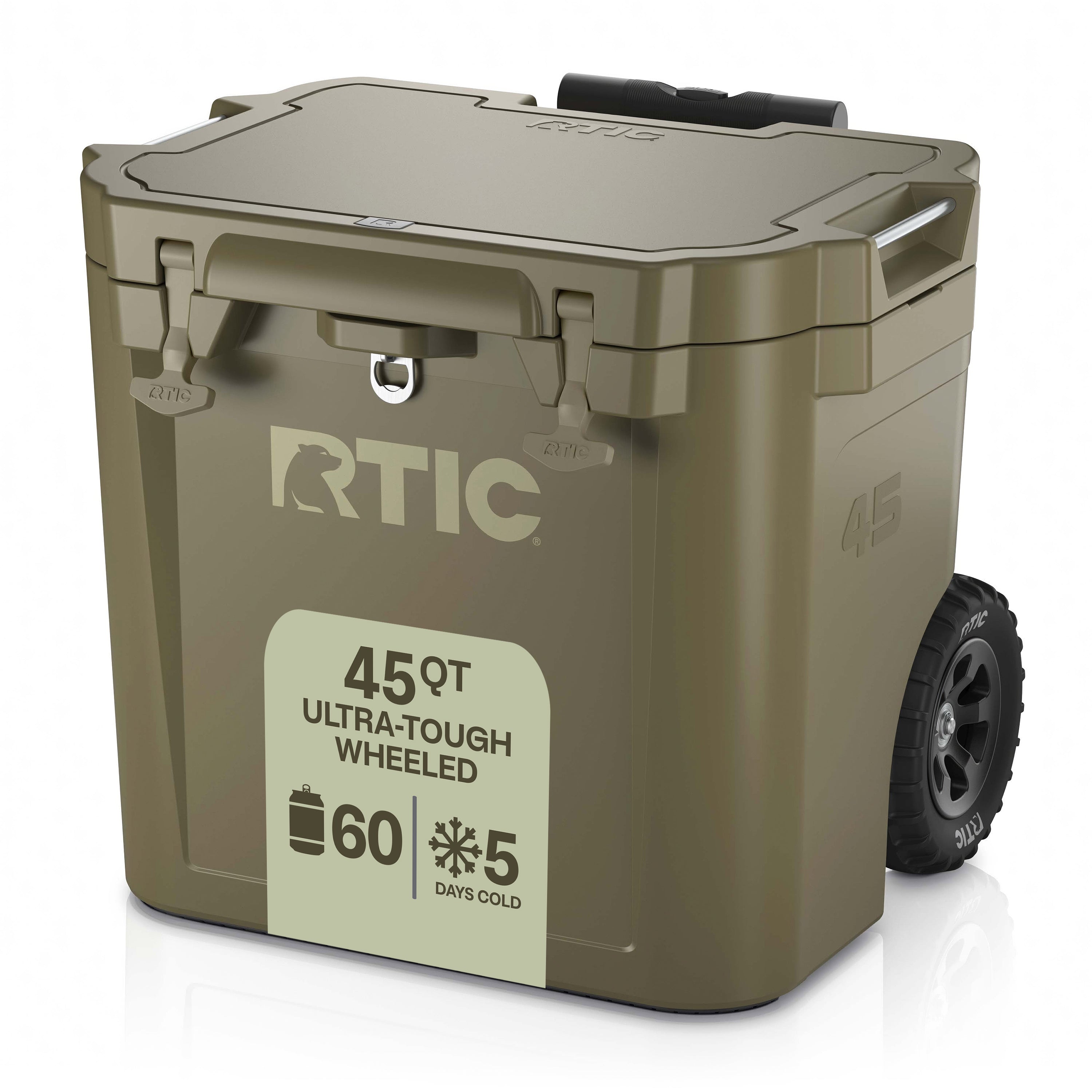 45 QT Ultra-Tough Wheeled Cooler #007L8