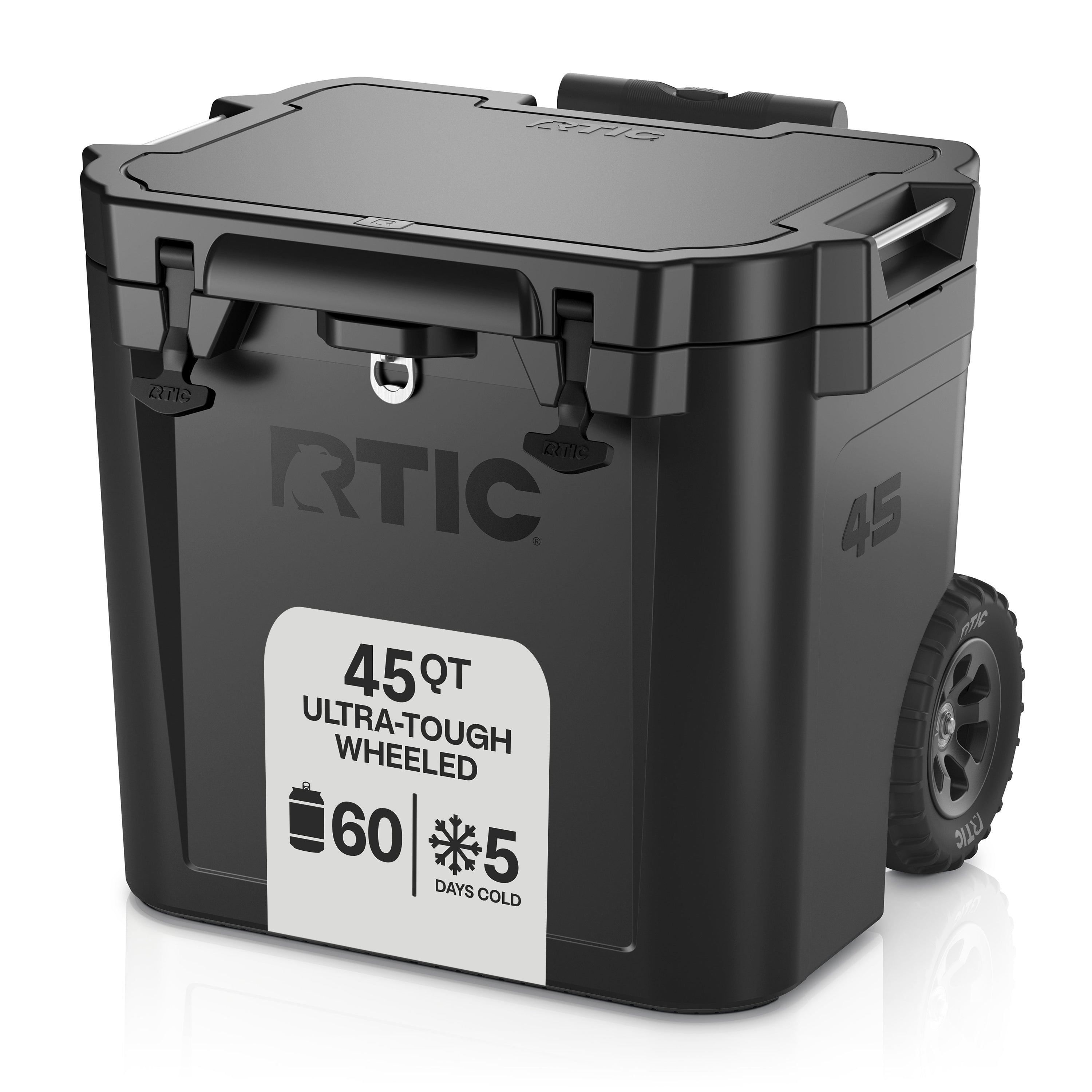 45 QT Ultra-Tough Wheeled Cooler #007L8