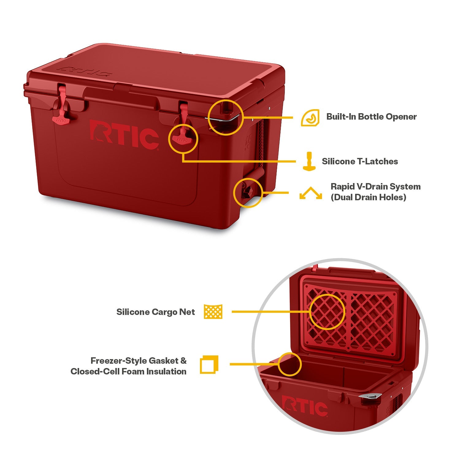 45 QT Ultra-Tough Cooler #008LD